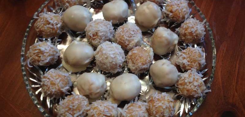 Hawaiian Cookie Balls