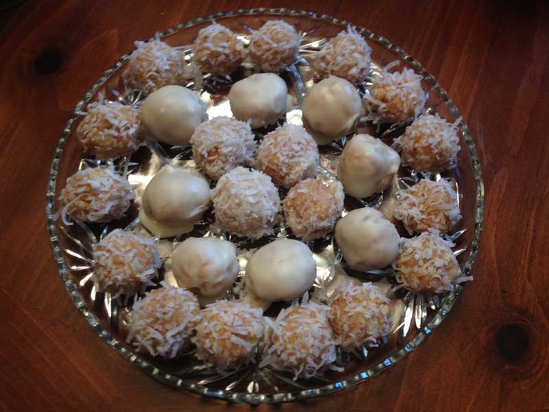 Hawaiian Cookie Balls