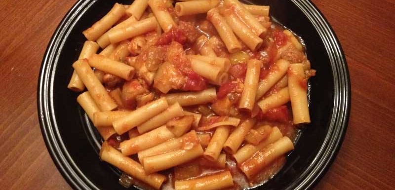 Slow Cooker Ziti Ratatouille