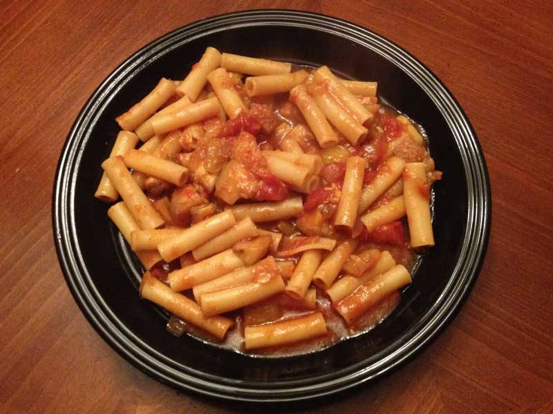 Slow Cooker Ziti Ratatouille