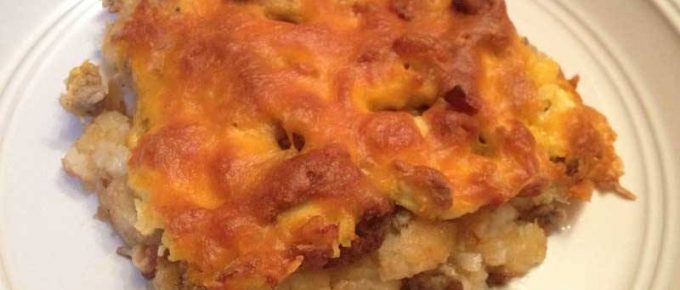 Tater Tot Breakfast Casserole