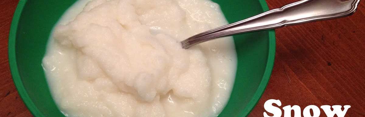Snow Ice Cream