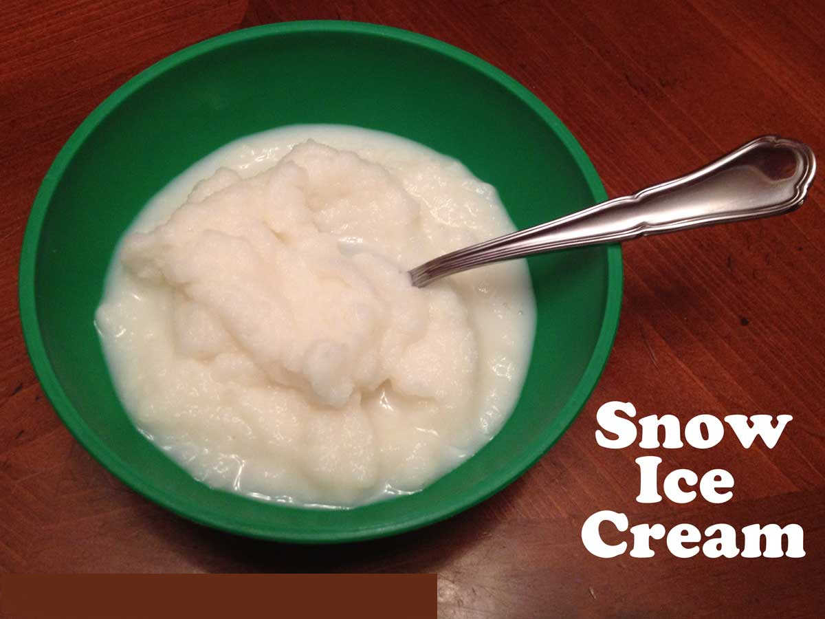 Snow Ice Cream
