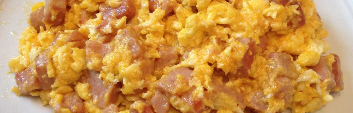 Scrambled Eggs with SPAM
