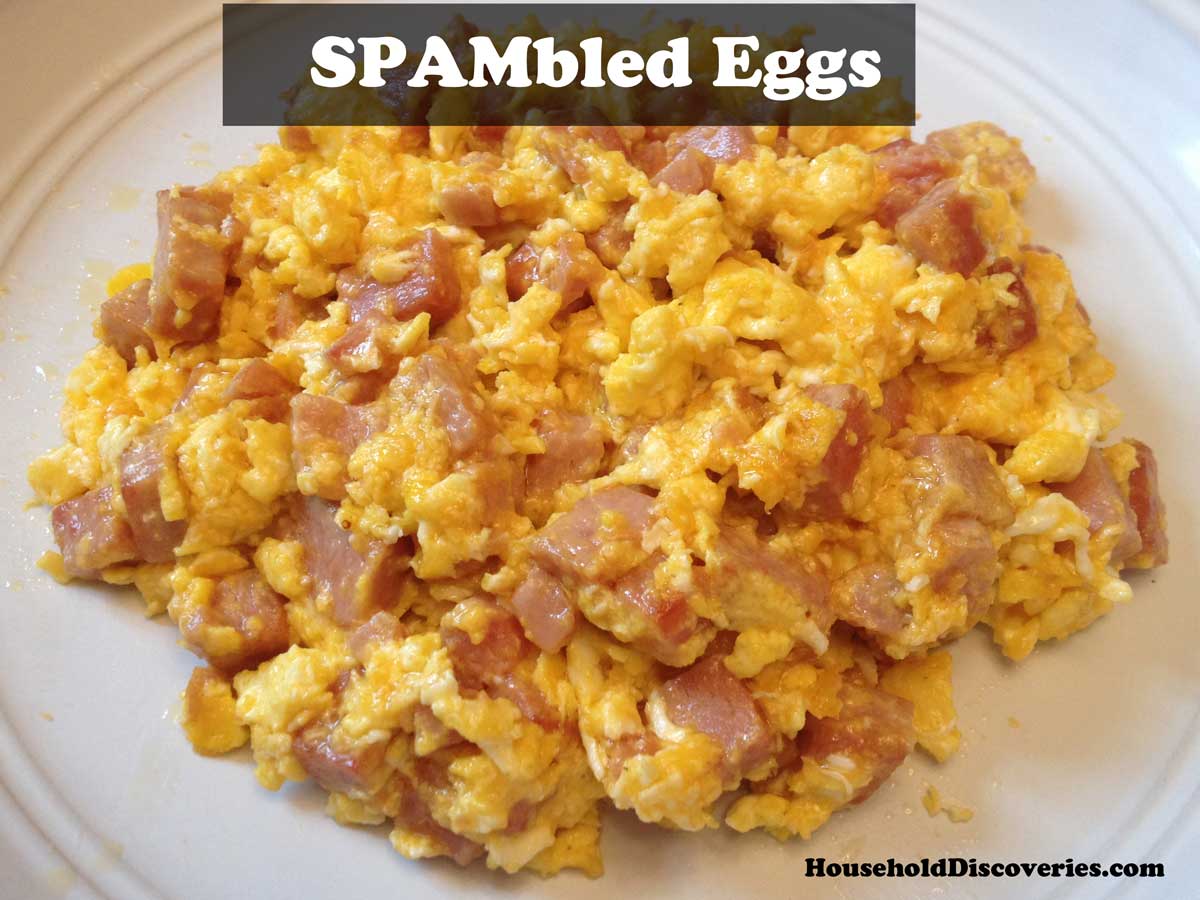Scrambled Eggs with SPAM